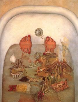 Frida Kahlo : A painting of What The Water Gave Me by Frida Kahlo Frida Kahlo